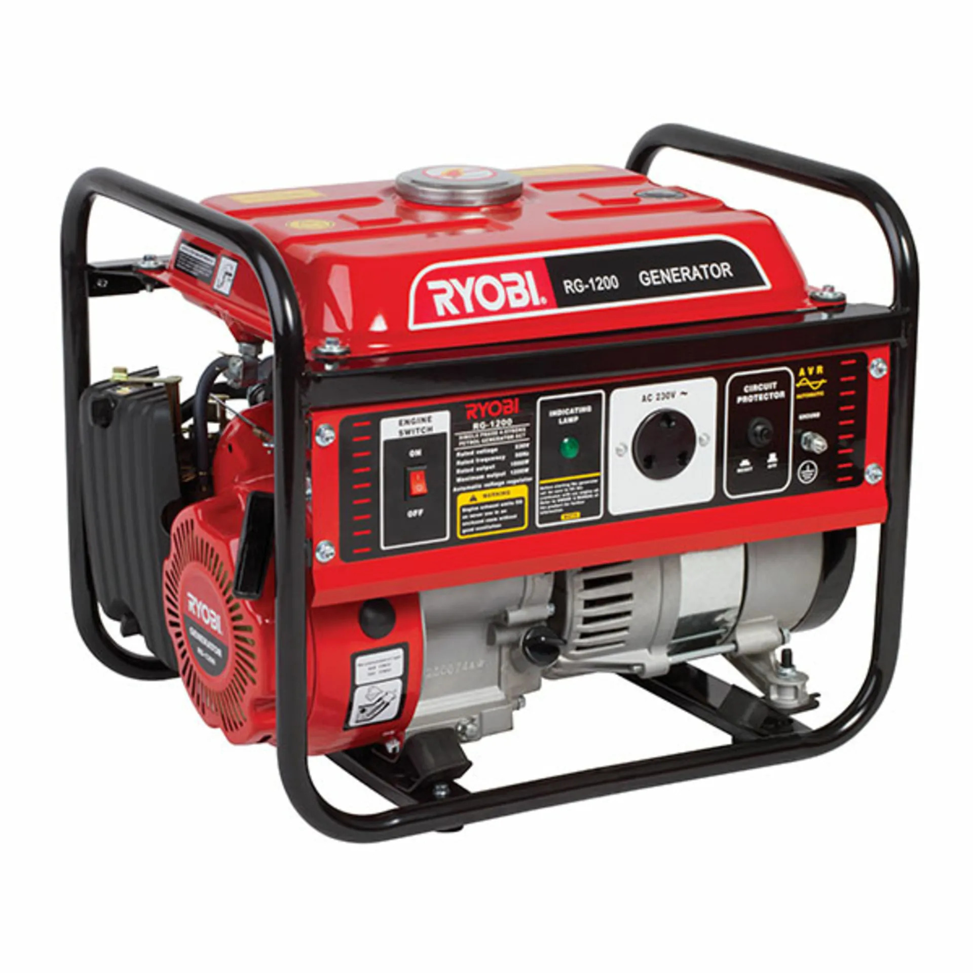 Ryobi 1200W 4-Stroke Pull-Start Generator RG-1200